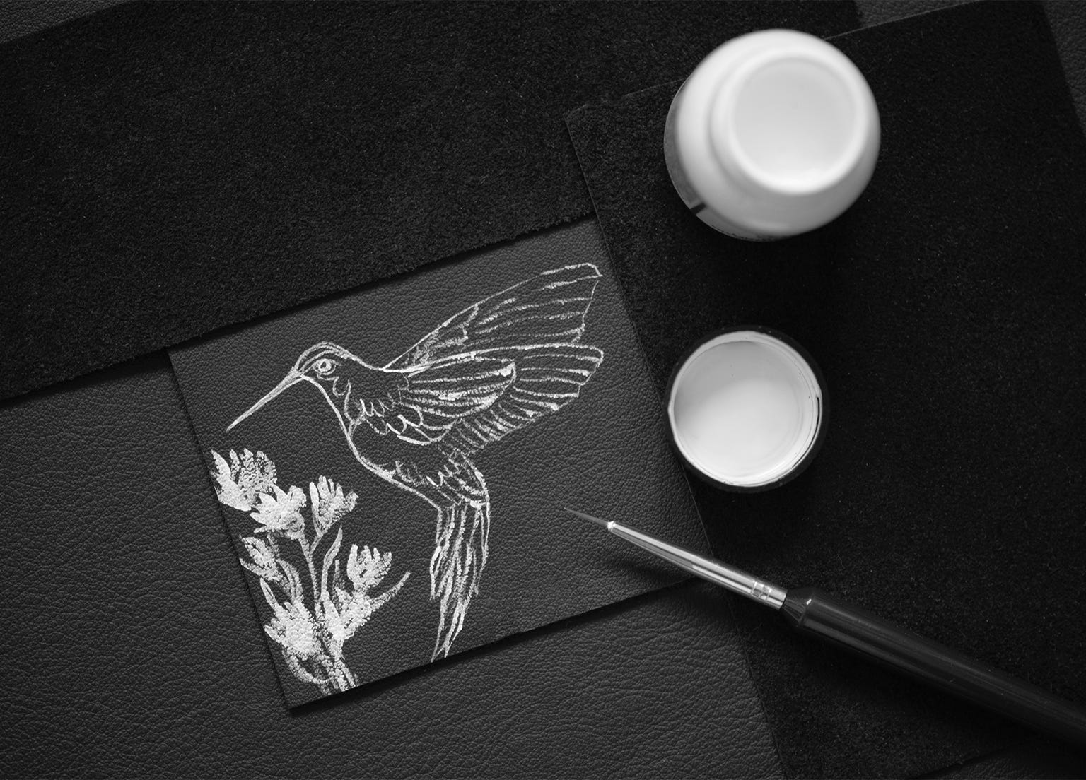 Leather Painting, Personalisierte Bemalung auf Schuhen, Jacken und Taschen, malerei auf produkte