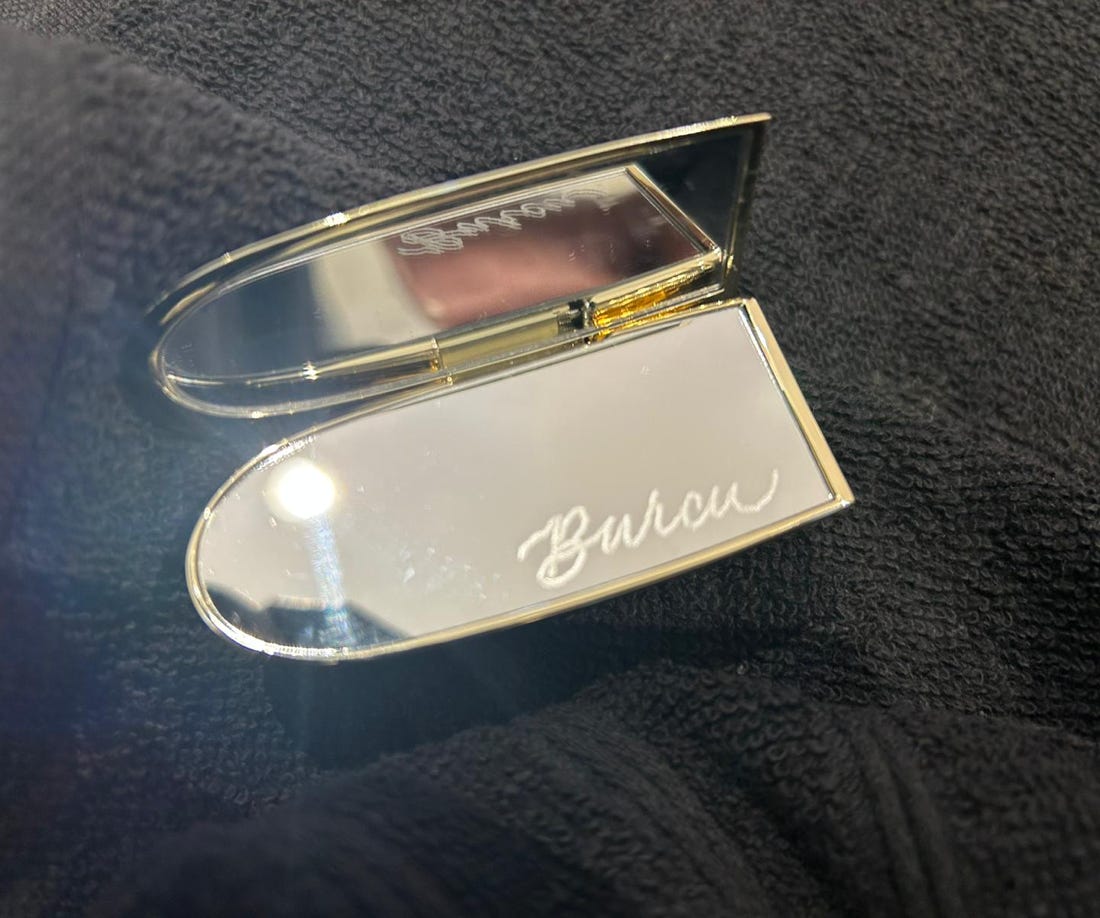 Personalisierte Lippenstift Hüllen, individuelle Gravur mit Namen, Initialen